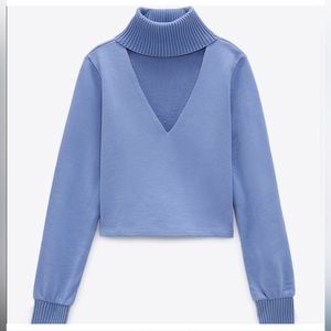 Zara Blue sweater turtle neck